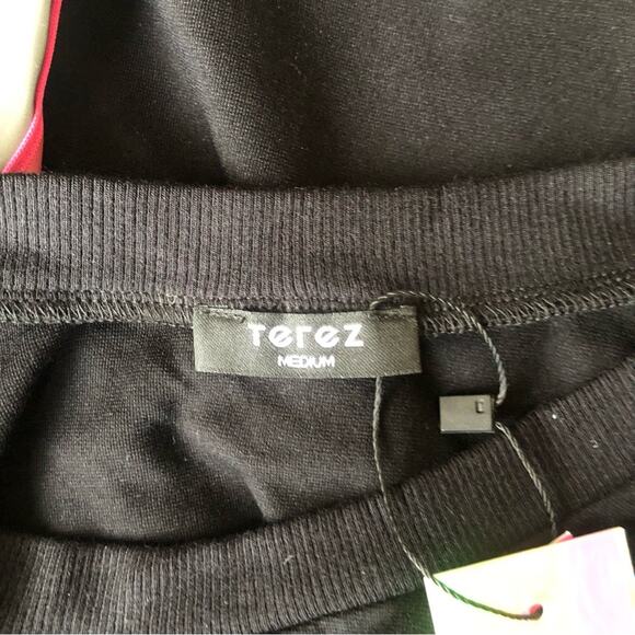 Terez Women’s Made In USA Glow Gear Reflective Neon Sweatshirt Multicolor - Picture 10 of 15